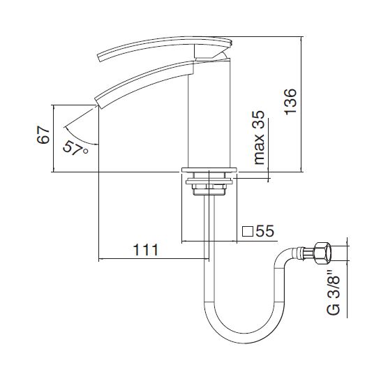 Смеситель / MOON/Mono Zazzeri sun-id-378072 - Вид №2