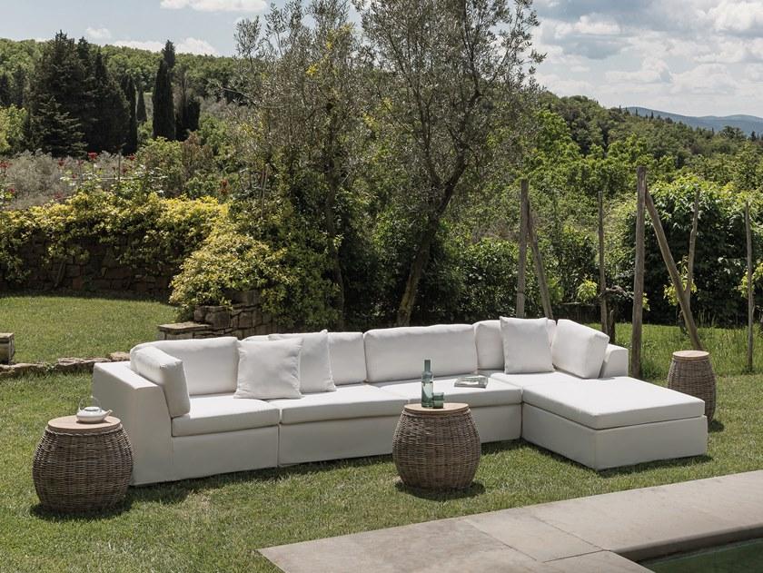 Il Giardino di Legno Квадратный тканевый садовый пуф Zefiro 8205 - Вид №2