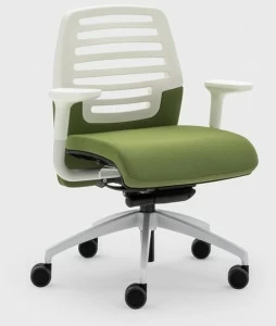 Viganò Офисный стул с тканевыми и пластиковыми колесами Madam office