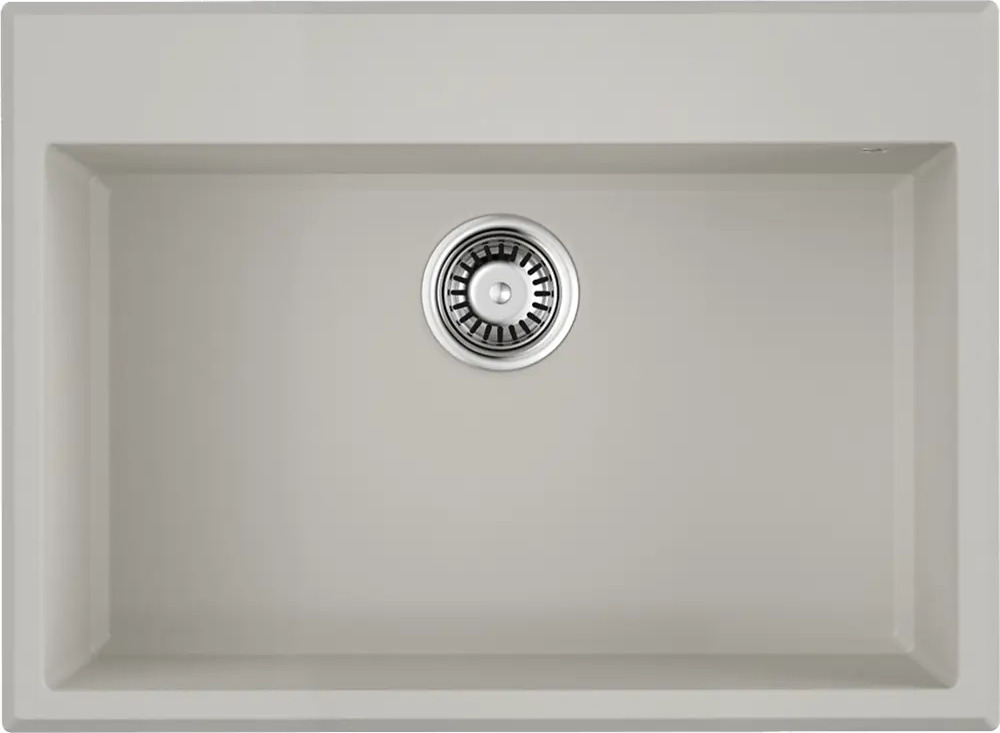98299386 Кухонная мойка OMOIKIRI Tedori-68-EV 68x50см искусственный гранит/эверест STLM-0881853