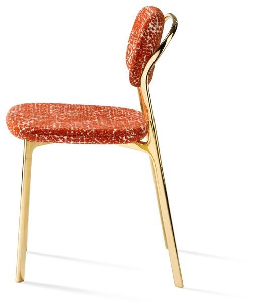 GHIDINI1961 Стул из мягкой ткани sun-id-1462726 - Вид №1