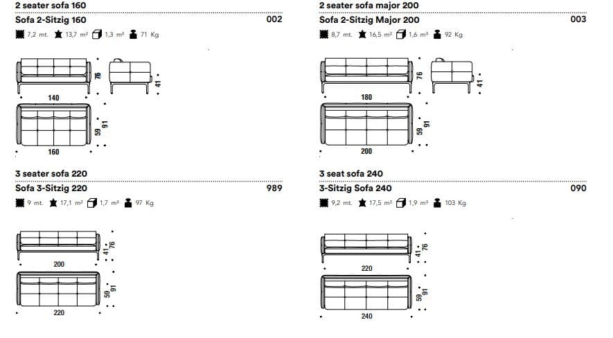 Кожаный диван MOROSO модернист ARCH-00077050 - Вид №3