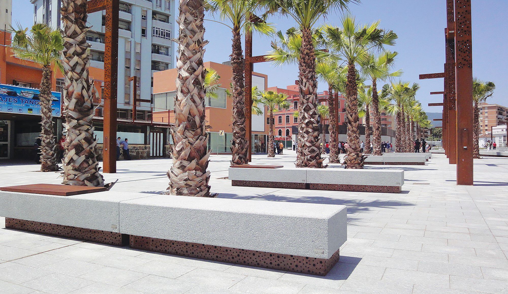 Бетонная скамья amop Algeciras ARCH-00145475 - Вид №1