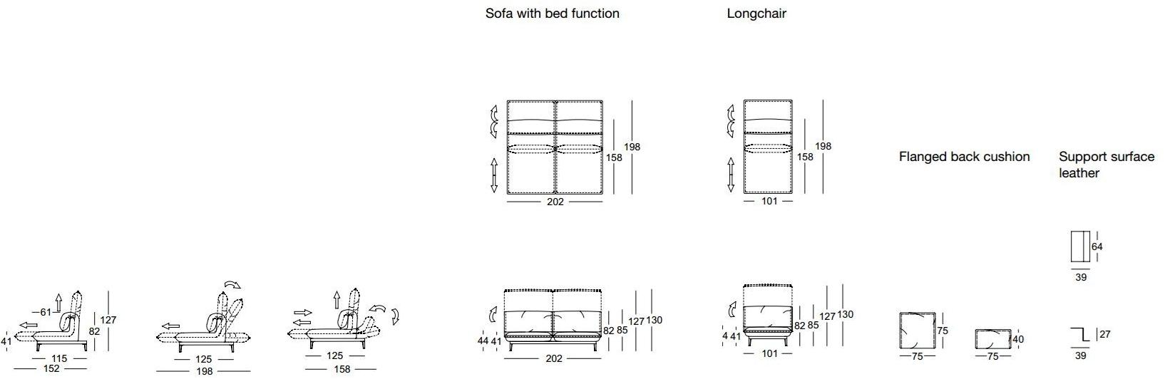 Rolf Benz Шезлонг из пелле sun-id-1412525 - Вид №7