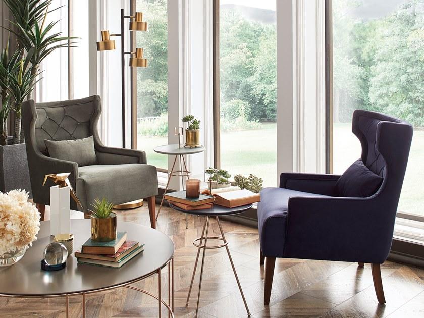 Enza Home Кресло из ткани с подлокотниками Piedra sun-id-1430117 - Вид №9