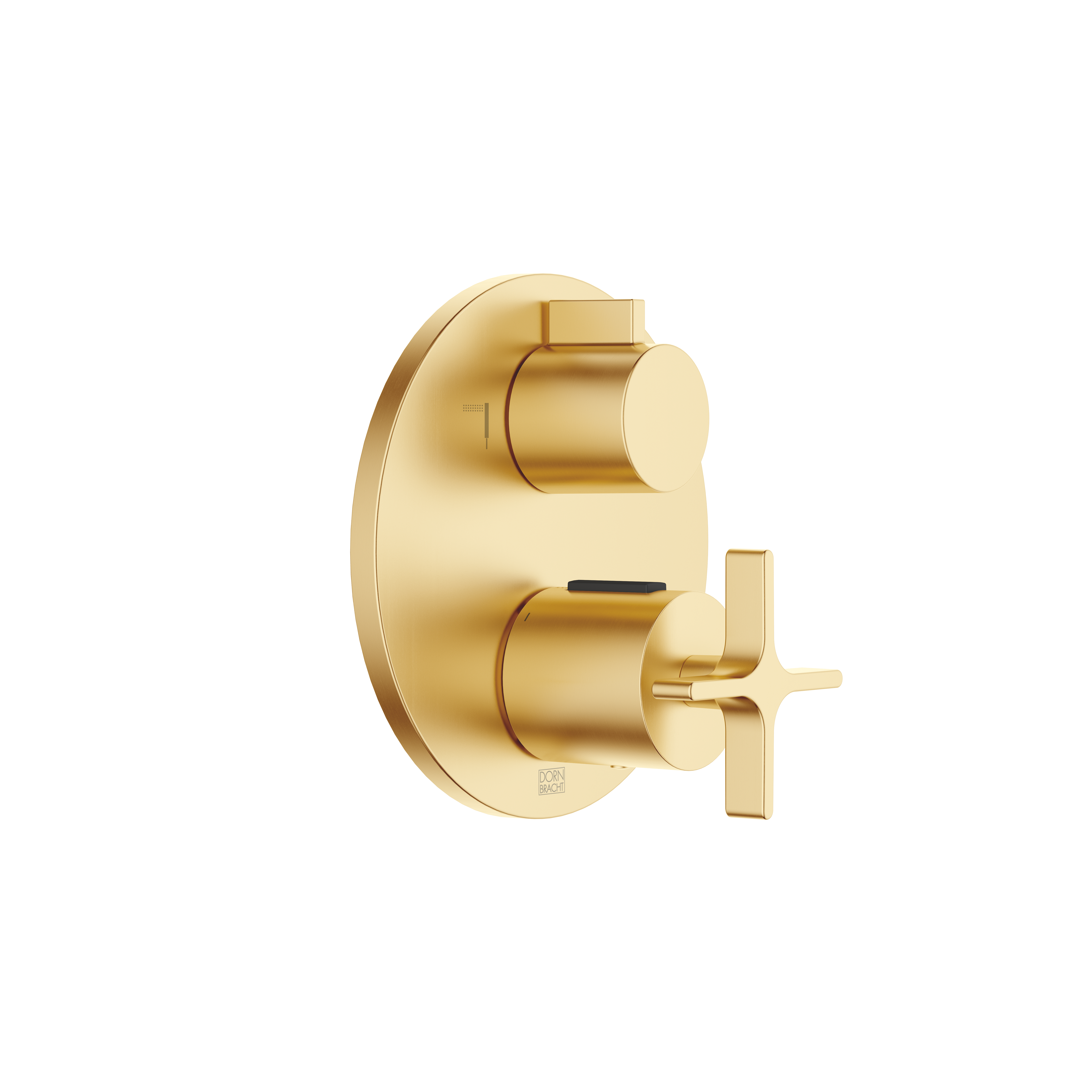 Скрытый термостат VAIA с двухфункциональным регулятором громкости – матовая дюрабрасс (23-каратное золото) DornBracht 36426809-28