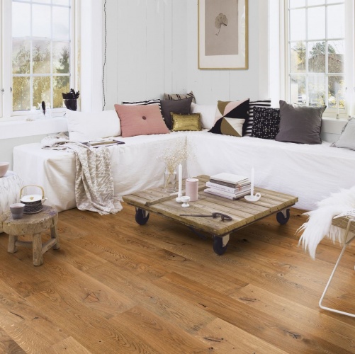 Массивная доска Boen Solid Plank Historical 187 Live Natural Дуб Натур (Гладкая) 800-2220х187 мм EHCCVKWD - Вид №7