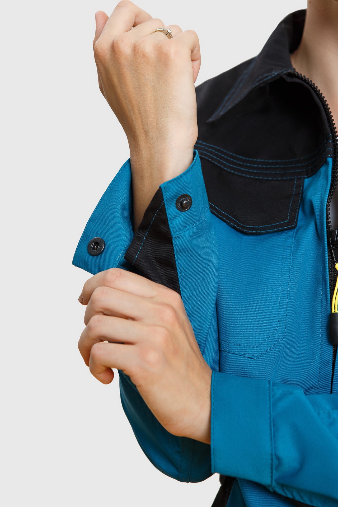 5027155 Костюм  женский аквамарин черный STATUS  Женская размер 48-50/170-176  - Вид №21