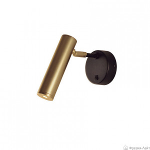 Aromas A1194 Matt black/Matt brass бра