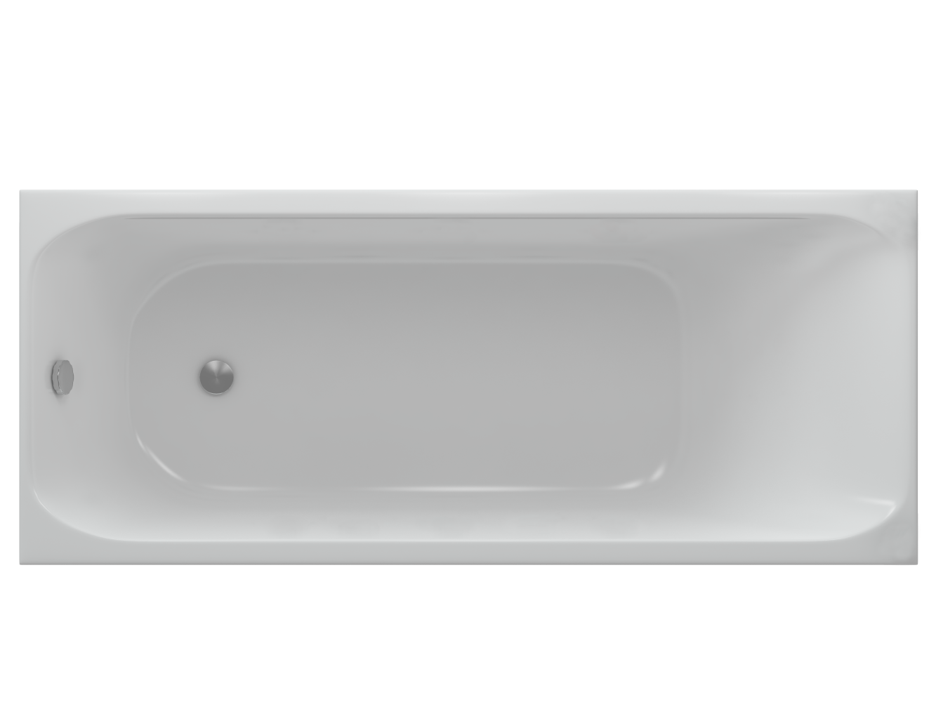 ALF170-0000062 Акриловая ванна акватек альфа 170 см (170х70 new) Акватек Альфа Santreyd