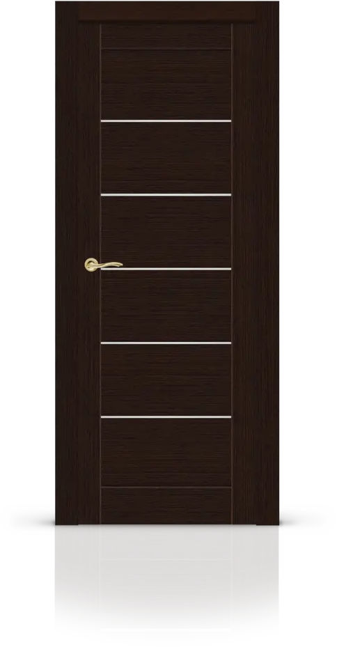 91695997 Дверь межкомнатная Citydoors Клеопатра-5 остеклённая 200x70см пленка ПВХ цвет венге без замка и петель STLM-0897692