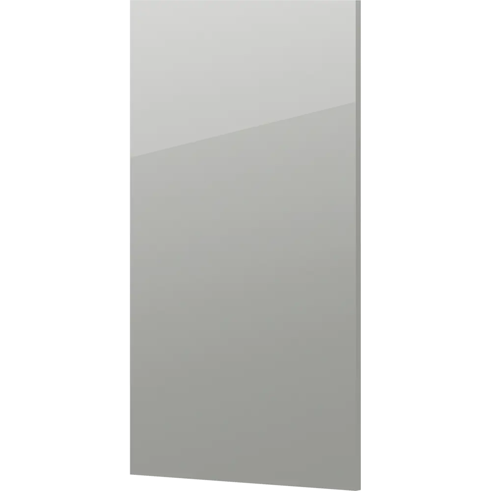 Фасад кухонный DELINIA ID Аша грей 32.8×76.5 см - глянцевый ЛДСП 85036542 STLM-0876508