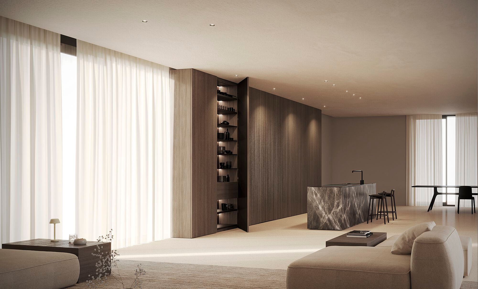 Литье под давлением алюминий регулируемый светодиодный прожектор Panzeri Джеймс ARCH-00069549 - Вид №2