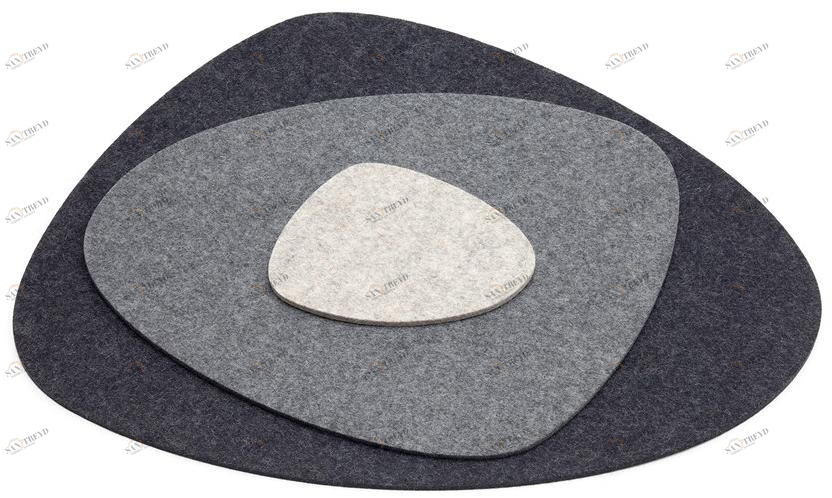 HEY-SIGN Войлочная подставка / салфетка Stone sun-id-1390112