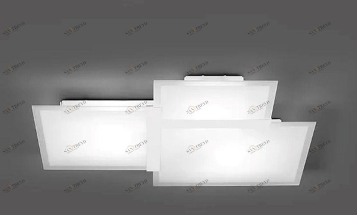 Urban Потолочный светильник из стали и стекла Triquadro 1734.20, 1734.21