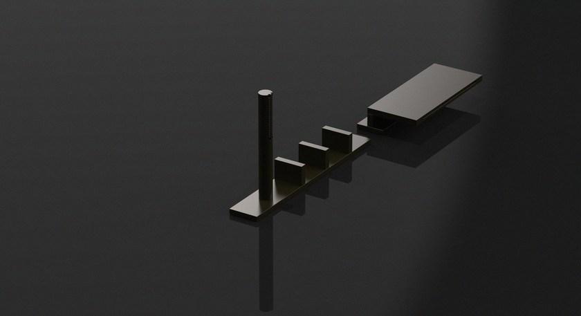 ABOUTWATER Смеситель для ванны Waterfall с ручным душем Ak/25 Fantini Rubinetti sun-id-1402729 - Вид №4