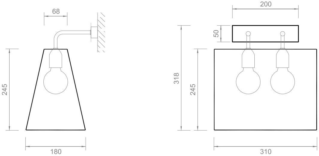 ENGI Настенный светильник из стали Ramada sun-id-1378918 - Вид №3