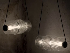 Karman Подвесной светильник с прямым светом в стекле Dies nox