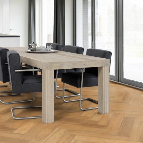 Паркет Ёлка Solidfloor New classic Винзор 1126204 Дуб Натур (Гладкая) 610х122 мм 1500200200 - Вид №6