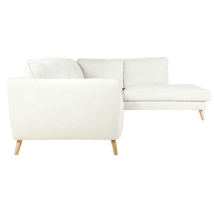 Диван угловой Stella, правосторонний, молочный Sits S1647 - Вид №4