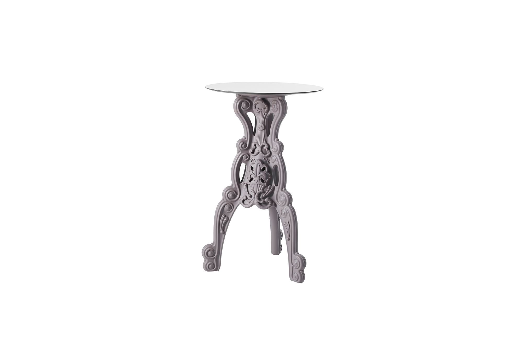 Высокий круглый стол из полиэтилена для контракта SLIDE Дизайн любви ARCH-00080723 - Вид №5