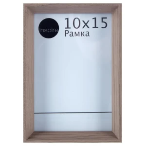 Рамка Inspire Lucia 10x15 см цвет серо-коричневый 18395805 STLM-2121530