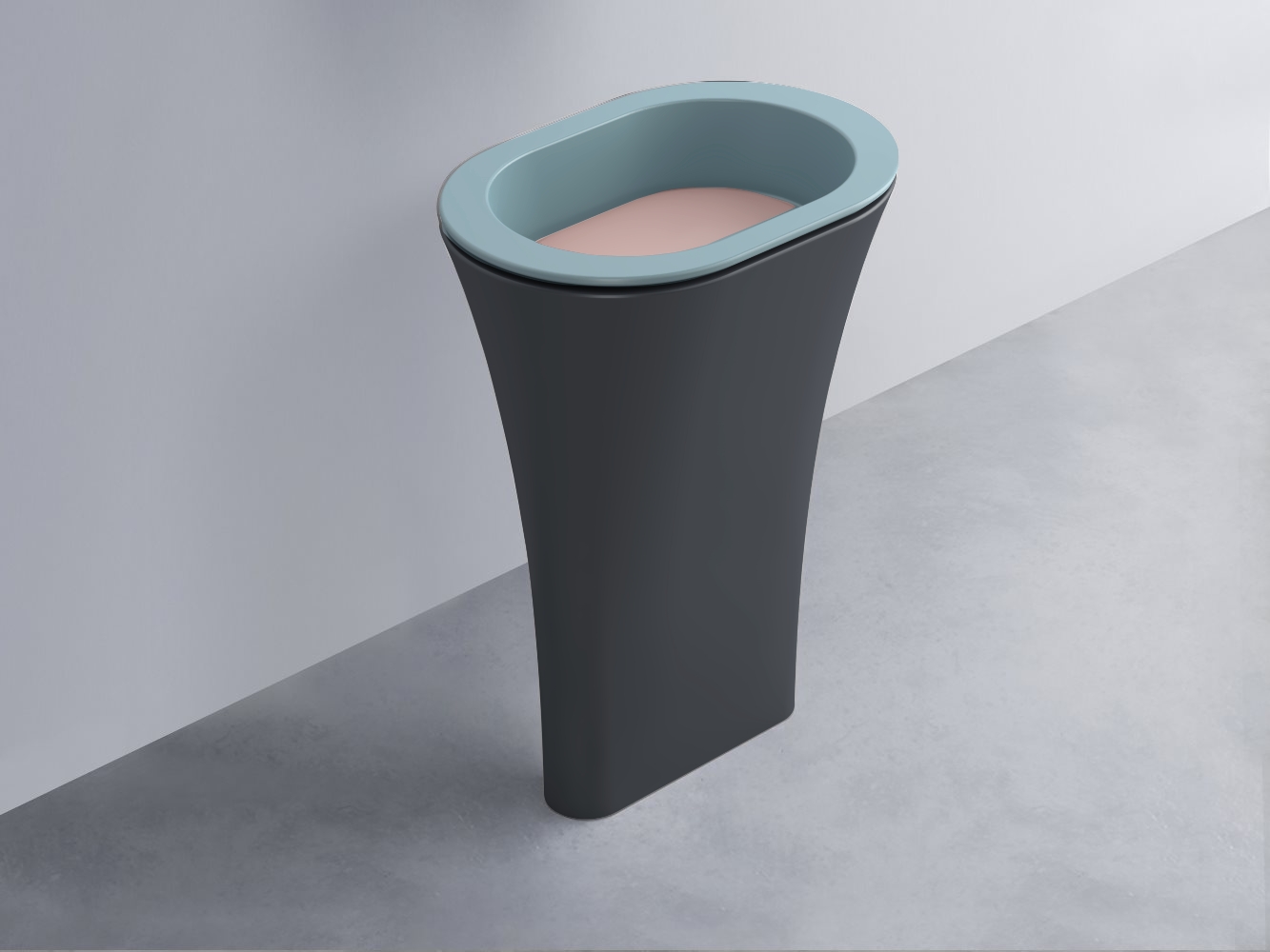 AMLA65-PL+AMPILO-CP+AMCOLO-BA Раковина Amedeo Ovale отдельностоящая cielo Enjoy + Amedeo Ceramica Cielo