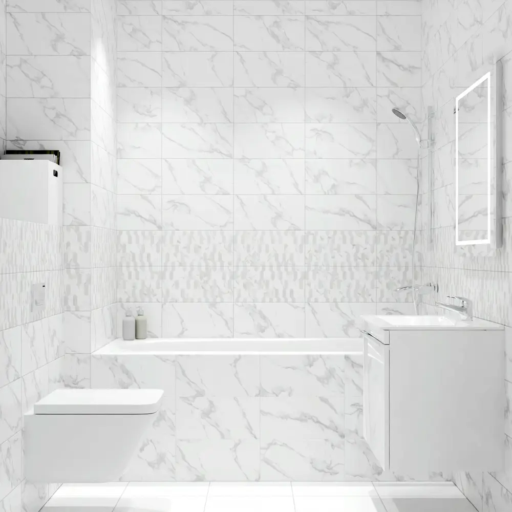 Santreyd Mersey Hexo: керамическая плитка для стен в серых тонах 89364562 STLM-0947446 - Вид №6