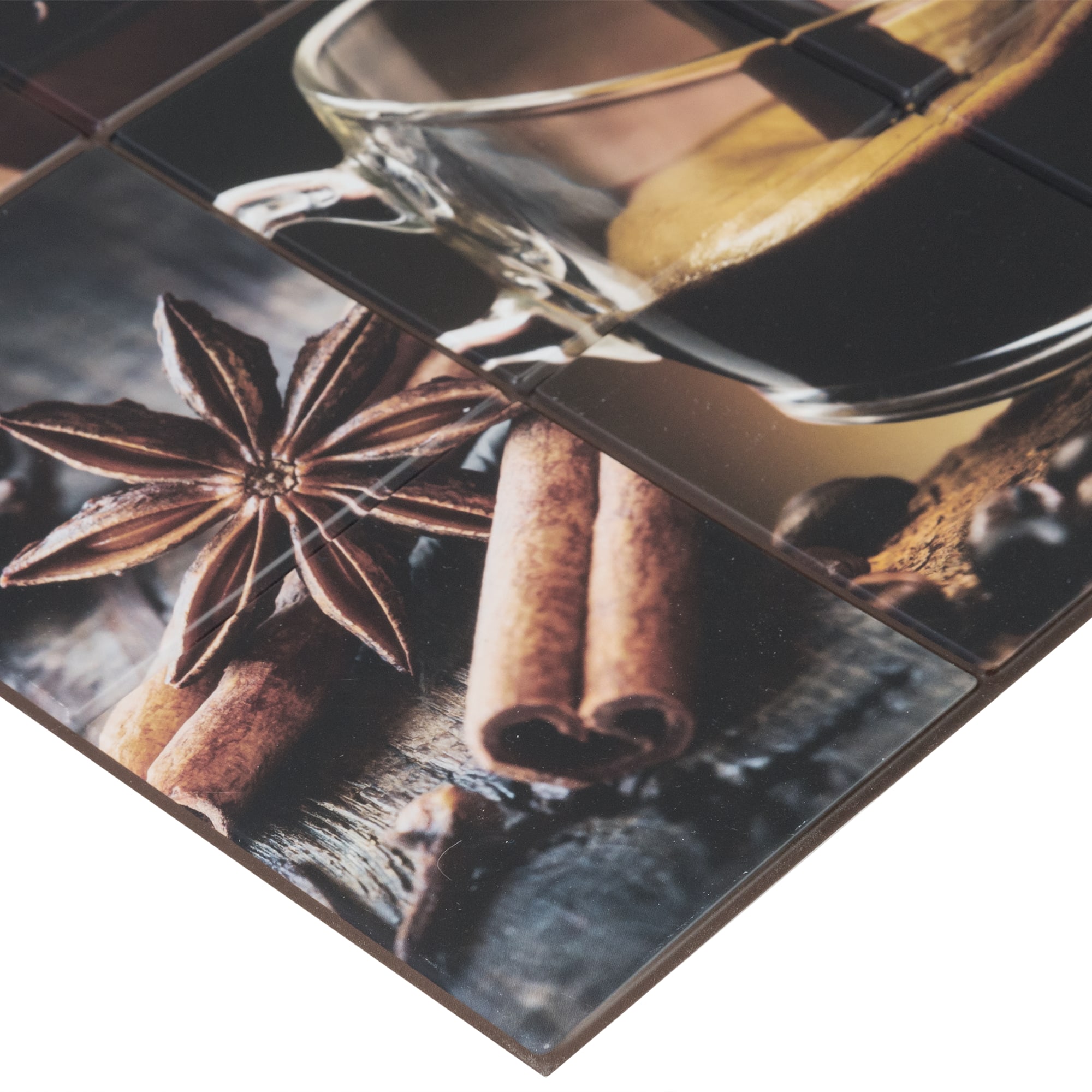 82689613 Панель ПВХ листовая 0.3 мм 960x485 мм Бариста 0.47 м² Santreyd  - Вид №1