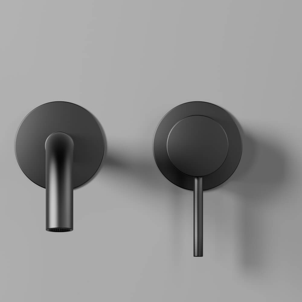 R377-N Настенный смеситель из нержавеющей стали Duten  - Вид №1