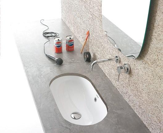 Sc043.bi Накладная раковина под столешницу  овальная Ceramica Globo FORTY3 - Вид №1