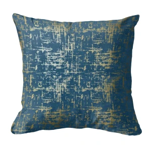 Подушка Alitea 40x40 см цвет темно-бирюзовый/золотой 89340419 STLM-2031564