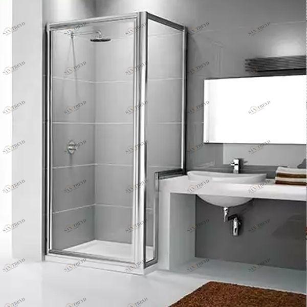 Novellini. Боковая панель 102 см F SPECIAL 3 с серебристым профилем STAR NSTARF3SP1B