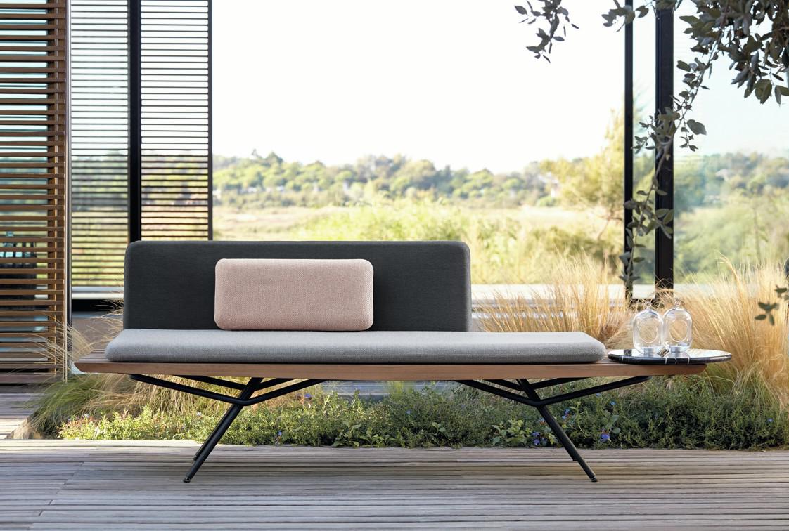 MNST436 Диван модульный 1-мест. лава iroko 130 Manutti San - Вид №10