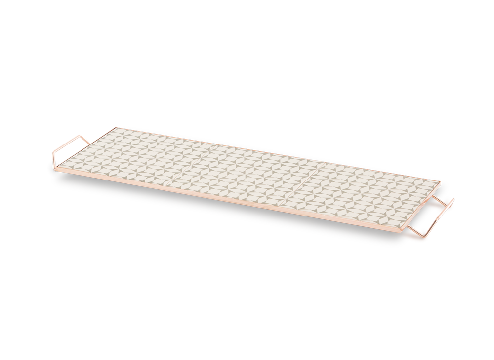 100566 Поднос прямоугольный Grey 60x20 GAN Mix & Match  - Вид №3