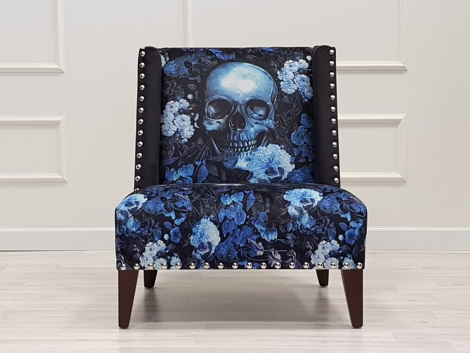 Кресло Frozen черное ICON DESIGNE ДИЗАЙНЕРСКИЕ, BURCU KORKMAZYUREK 096822 Черный;синий  - Вид №2