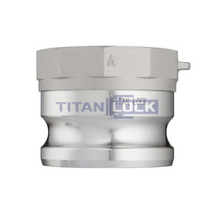 Камлок алюминиевый тип А ниппель, внутр. резьба NPT 4", TL400AALN TITAN LOCK