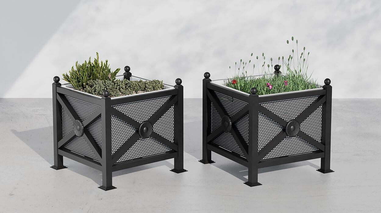 Перфорированная плантатор из листового металла DIMCAR ARCH-00099048 - Вид №1