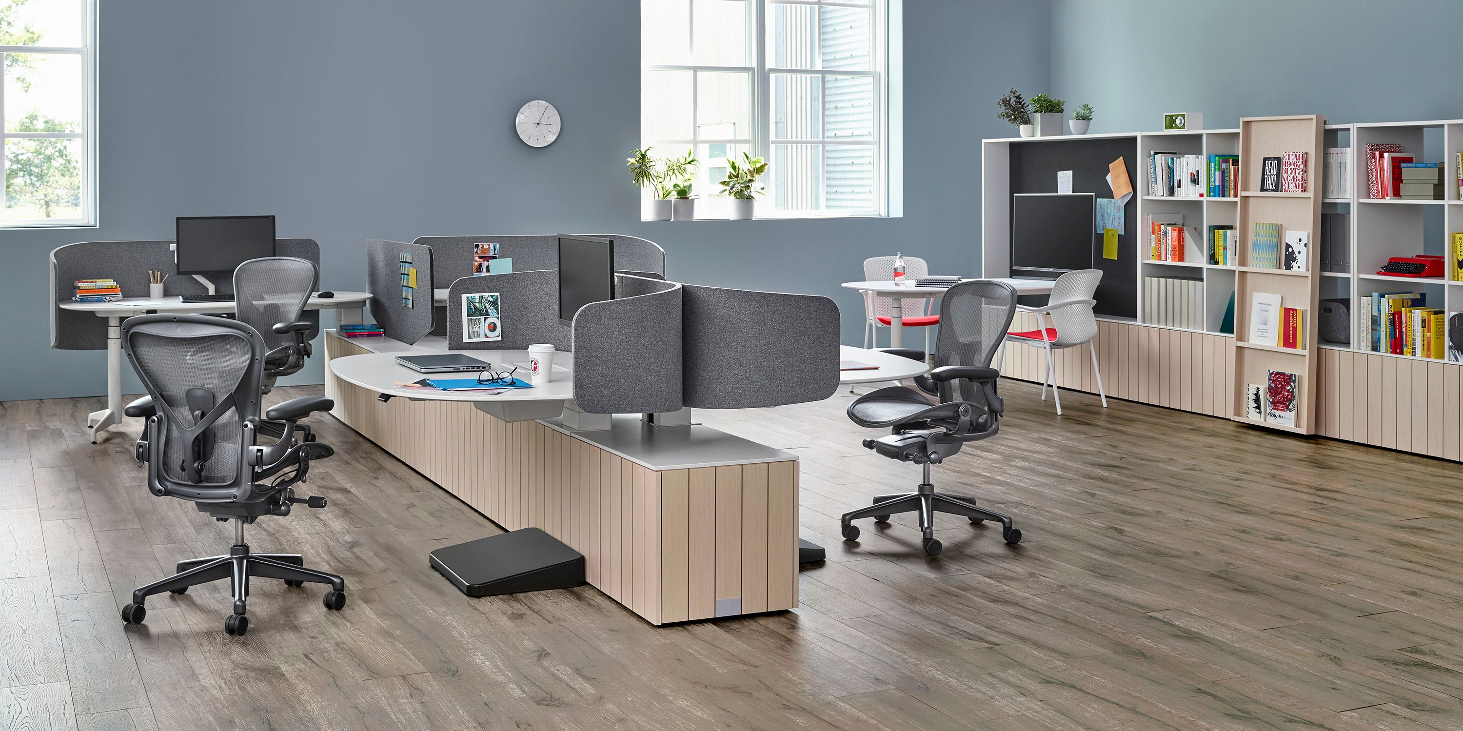 5-спицевое вращающееся офисное кресло с колесами Herman Miller Aeron ARCH-00152986 - Вид №50