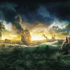 1-408-Pirates-of-the-Caribbean Фотообои Komar Disney 1.27х1.84 м