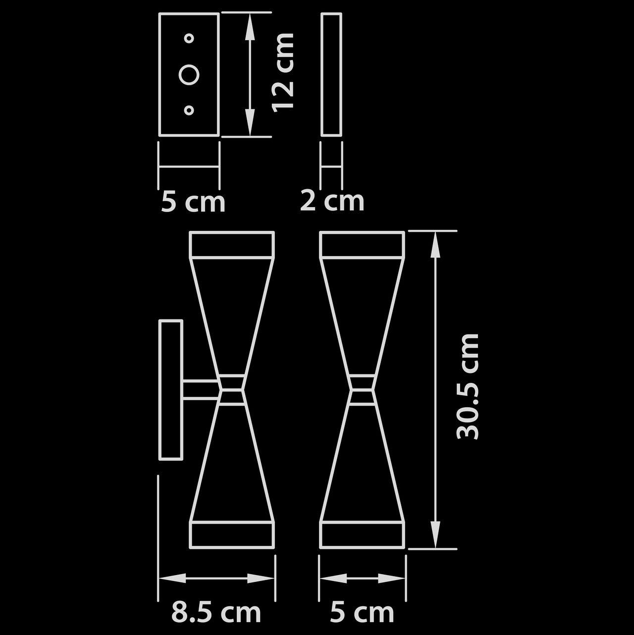 Бра Lightstar Punto 807626 LIGHTSTAR ОРИГИНАЛЬНЫЕ 077596 Белый;серебро  - Вид №1