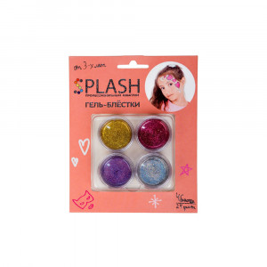 060501 Гель-Блестки 4 цв. SPLASH