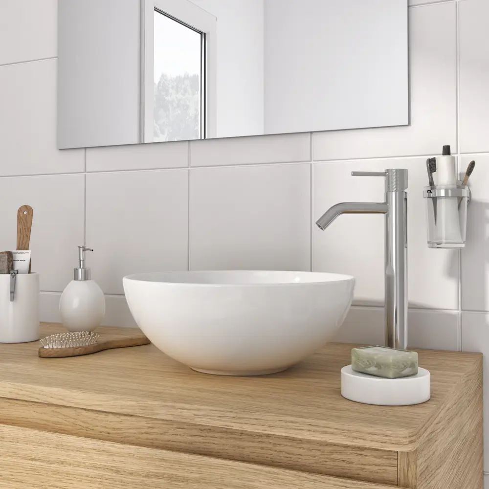 Sensea Essential — круглая керамическая раковина для современной ванной 85538218 STLM-1403880 - Вид №8