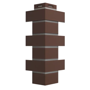 Угол наружный Dacha Кирпич гладкий цвет тёмно-коричневый