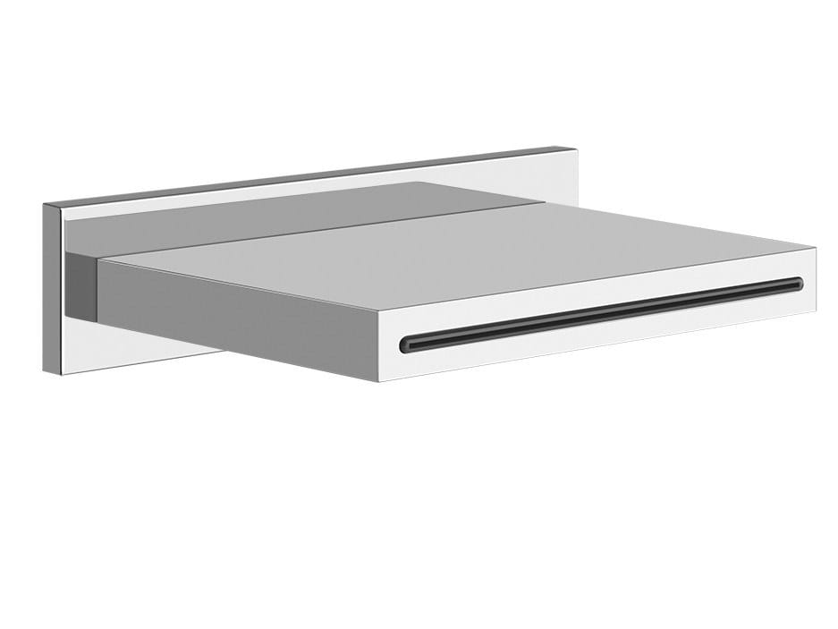 Стальная настенная насадка для душа с водопадом Gessi ARCH-00132386