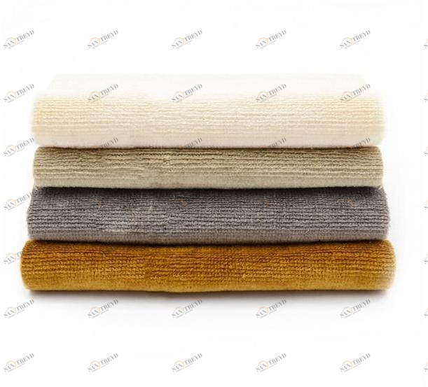 l'Opificio Однотонная бархатная ткань Velluto di lino sun-id-1390100