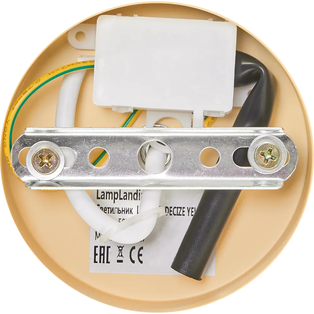 Подвесной светильник L1158-1 DECIZE YELLOW 1хЕ27х40W LAMPLANDIA STLM-2058500 - Вид №6
