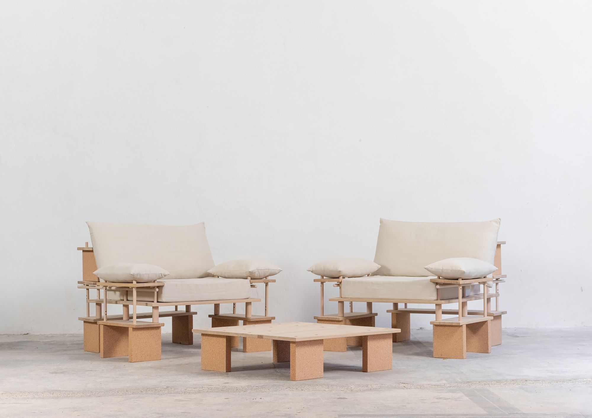 Кресло из дерева и пробки smarin PLAY YET! ARCH-00038402 - Вид №2