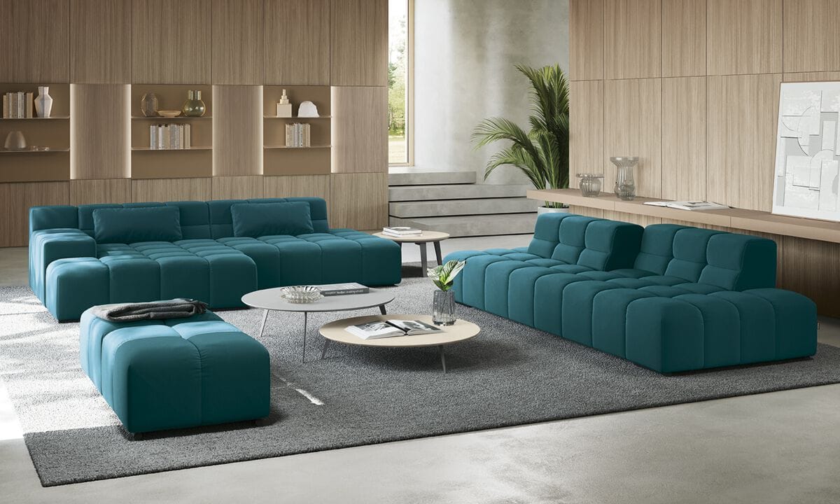 Модульный тканевый диван Febal Casa подпись ARCH-00138855 - Вид №8