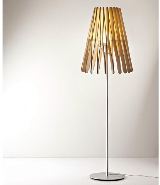 Fabbian Торшер из дерева Stick F23 c02 69 - Вид №1